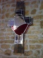 Kreuz mit Spiegel im Beaujolais