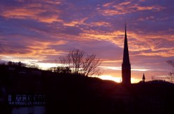 Sonnenuntergang Kloster Maulbronn