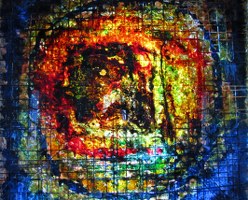 Antlitz Gottes 1970 gespendet von Künstler Marcel Zapf Waldkapelle "Herrgottsruh'" Bonstetten