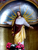 Segnender Christus Spitalkirche Sonthofen