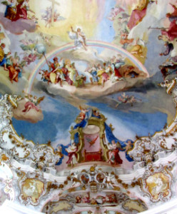 Christus aud dem Regenbogen, Wieskirche